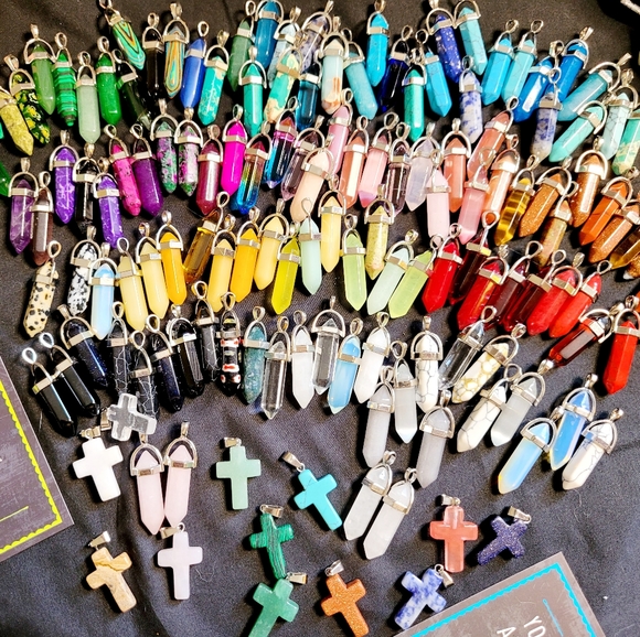 2 for 40$ Purple Bullet Pendant charm 💜 bracelet - Picture 5 of 5